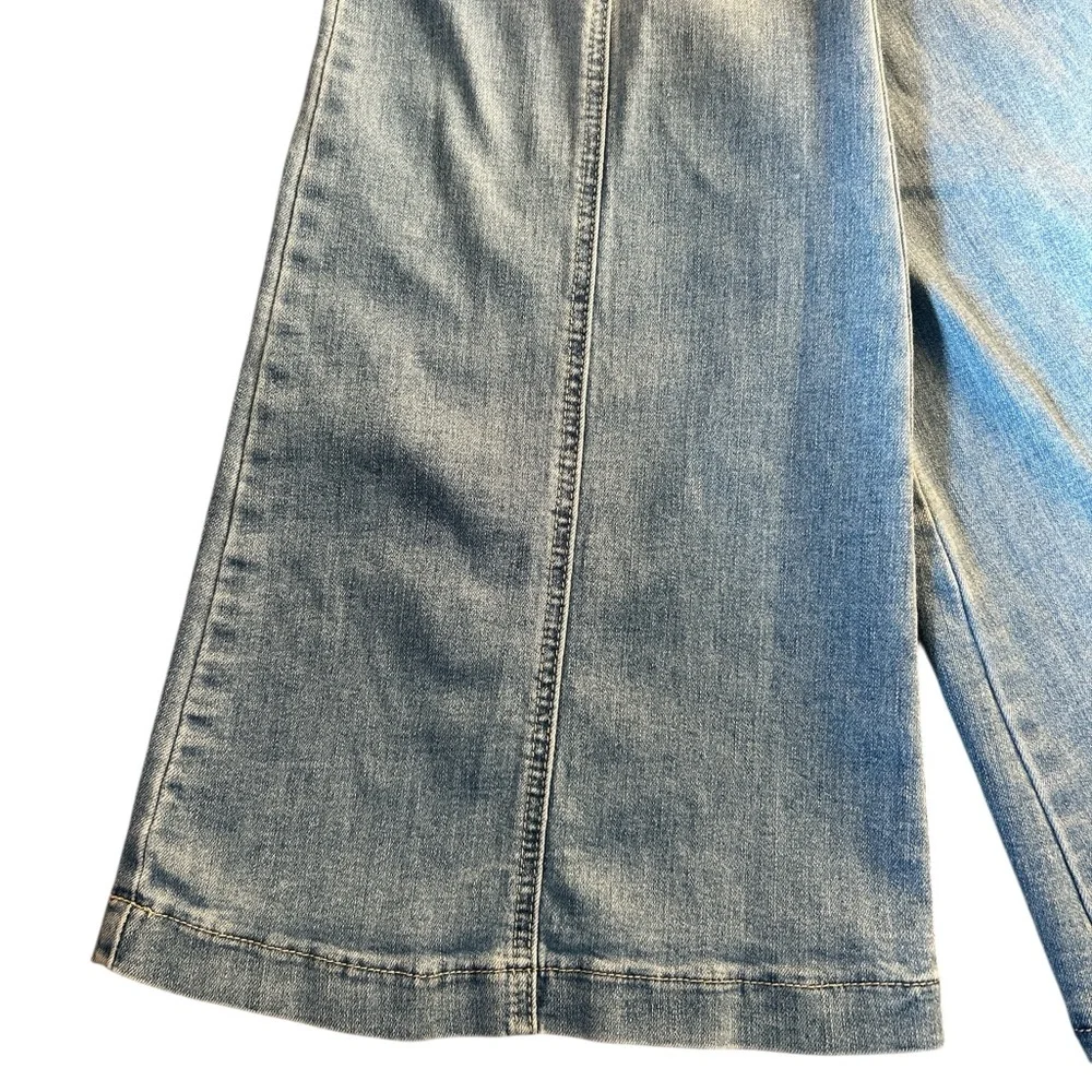 Flying Tomato Women’s Blue Wide Leg Jeans. Size L - Picture 5 of 9